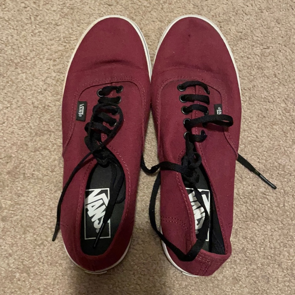 Maroon Vans